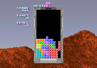 Tetris (set 4, Japan, System 16A, FD1094 317-0093) Screenshot 1